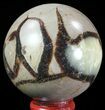 Polished Septarian Sphere - Madagascar #67863-1